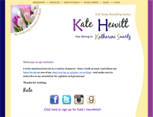 Tablet Screenshot of kate-hewitt.com